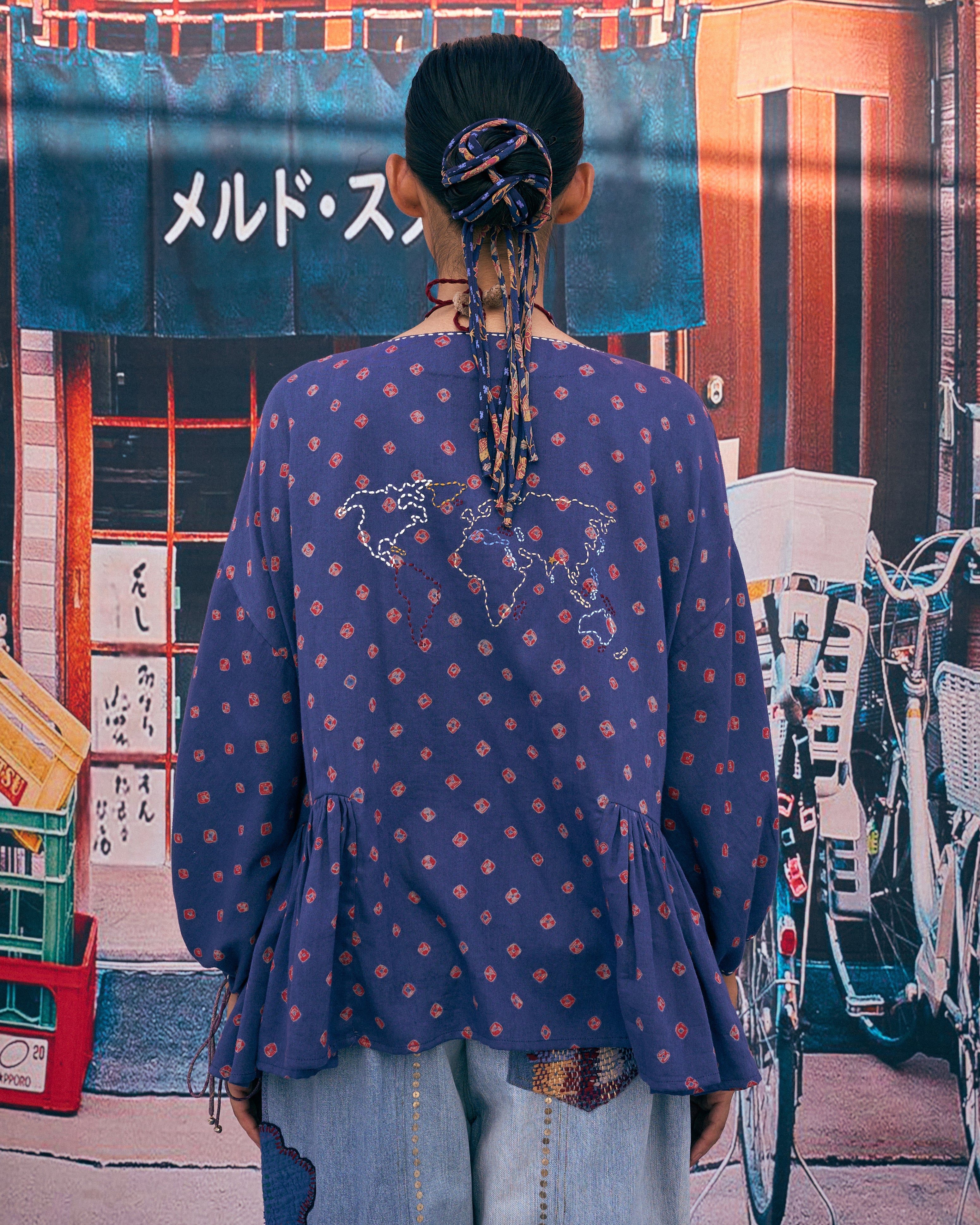NABI PEPLUM BLOUSE